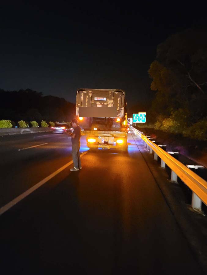 新竹高速公路救援拖吊-國三北103事故拖吊