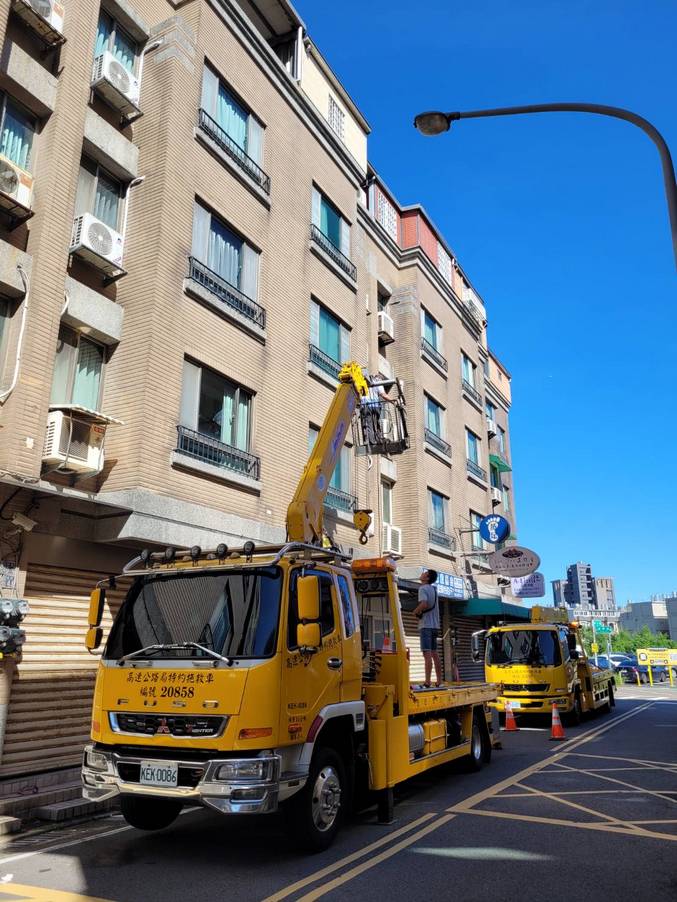 新竹吊車-新豐外牆清洗、防水施工