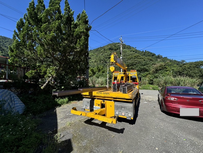 新竹吊車-五峰花園國小鋼構吊運作業